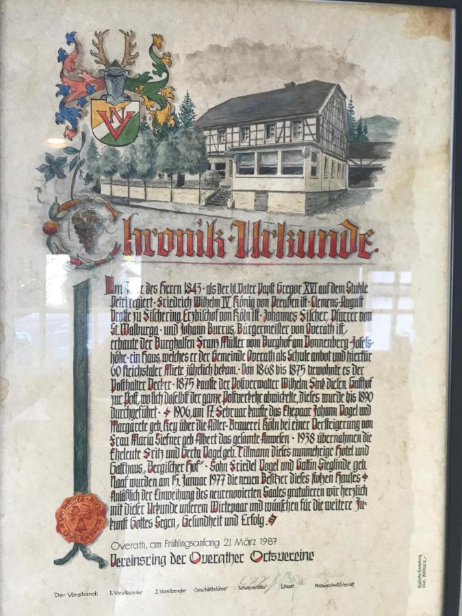 Bergischer Hof Overath Exteriör bild